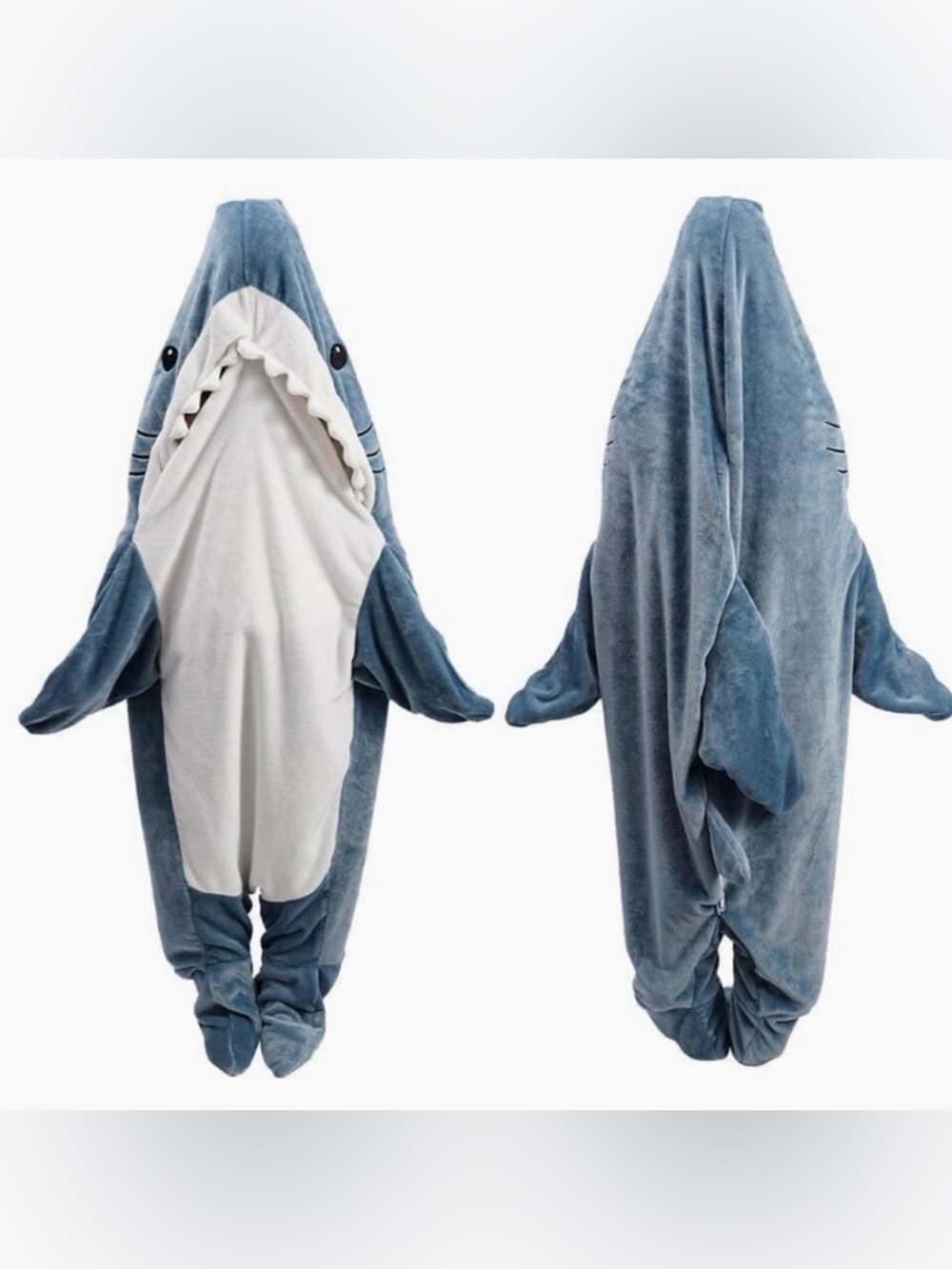 Shark Blanket Hooded Onesie
